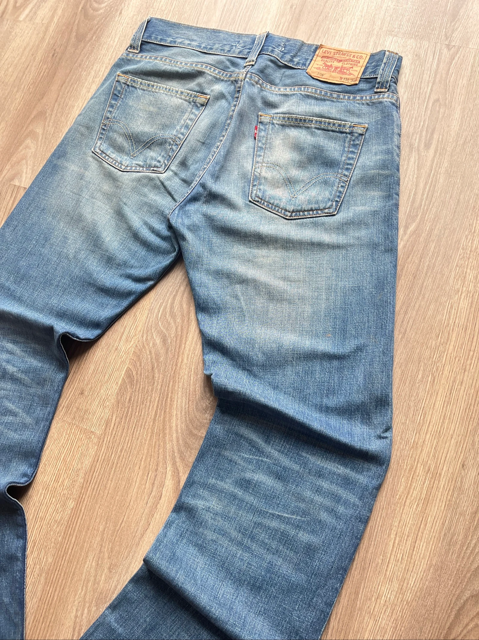 Levis 506 Super Baggy Classic Style Original Vintage Old Money 90s W33 L34 – photo 3